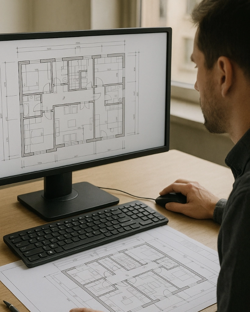 At ProtoTech Solutions, our architectural engineering services provide scan to architectural drafting, 3D modeling, millwork drafting, structural drafting, construction documentation, and more for AEC projects.